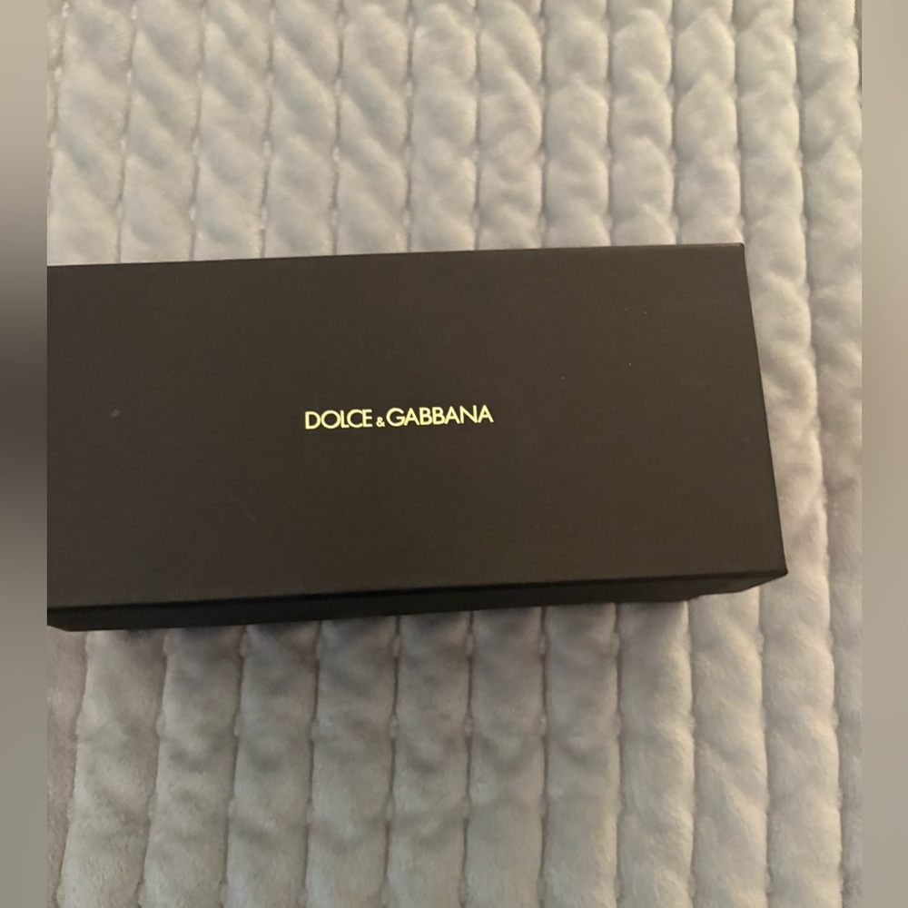 Dolce & Gabbana Black Box with Gold Lettering
